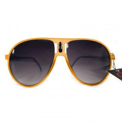 Okulary przeciwsłoneczne AVIATOR NEON - pomarańczowe