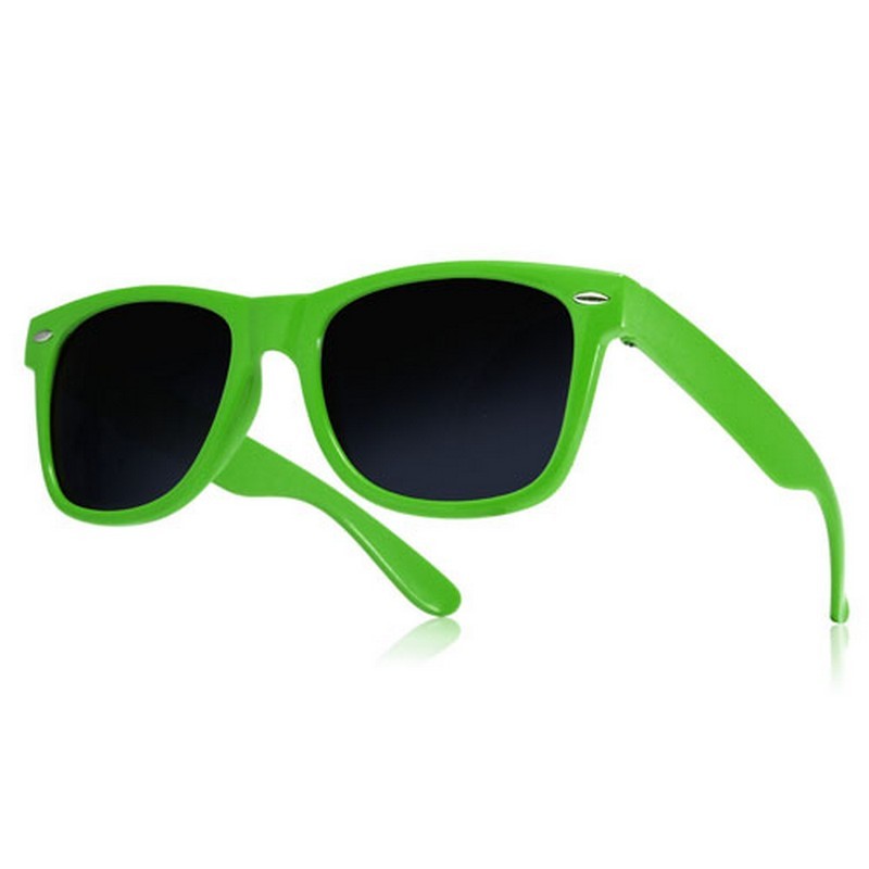 Okulary WAYFARERY nerdy kujonki - zielone